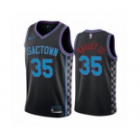 Men's Sacramento Kings Purple #35 Marvin Bagley III Black City Edition Sactown 2020-21 Stitched Basketball Jersey