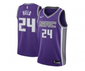 Nike Sacramento Kings #24 Buddy Hield Purple NBA Swingman Icon Edition Jersey