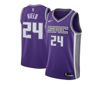 Nike Sacramento Kings #24 Buddy Hield Purple NBA Swingman Icon Edition Jersey