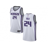 Nike Sacramento Kings #24 Buddy Hield White NBA Swingman Association Edition Jersey