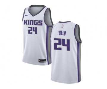 Nike Sacramento Kings #24 Buddy Hield White NBA Swingman Association Edition Jersey