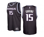 Sacramento Kings #15 DeMarcus Cousins 2016-17 Seasons Black Alternate New Swingman Jersey