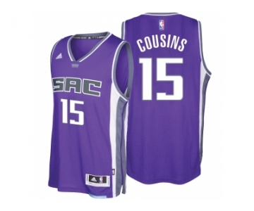 Sacramento Kings #15 DeMarcus Cousins 2016-17 Seasons Purple City Road New Swingman Jersey