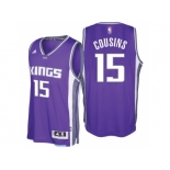 Sacramento Kings #15 DeMarcus Cousins 2016-17 Seasons Purple Road New Swingman Jersey