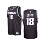 Sacramento Kings #18 Omri Casspi 2016-17 Seasons Black Alternate New Swingman Jersey