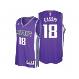 Sacramento Kings #18 Omri Casspi 2016-17 Seasons Purple City Road New Swingman Jersey