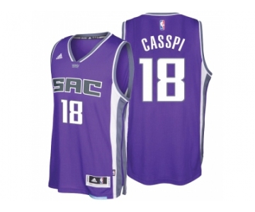 Sacramento Kings #18 Omri Casspi 2016-17 Seasons Purple City Road New Swingman Jersey