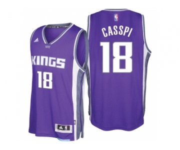 Sacramento Kings #18 Omri Casspi 2016-17 Seasons Purple Road New Swingman Jersey