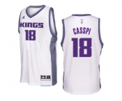 Sacramento Kings #18 Omri Casspi 2016-17 Seasons White Home New Swingman Jersey