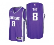 Sacramento Kings #8 Rudy Gay 2016-17 Seasons Purple Road New Swingman Jersey