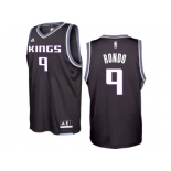 Sacramento Kings #9 Rajon Rondo 2016-17 Seasons Black Alternate New Swingman Jersey