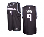 Sacramento Kings #9 Rajon Rondo 2016-17 Seasons Black Alternate New Swingman Jersey