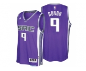 Sacramento Kings #9 Rajon Rondo 2016-17 Seasons Purple City Road New Swingman Jersey