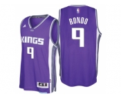 Sacramento Kings #9 Rajon Rondo 2016-17 Seasons Purple Road New Swingman Jersey