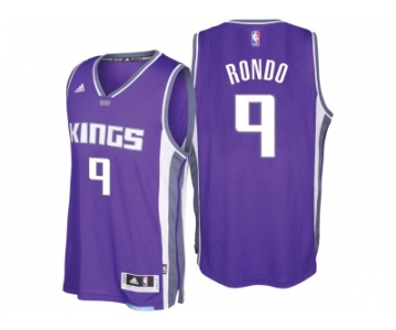 Sacramento Kings #9 Rajon Rondo 2016-17 Seasons Purple Road New Swingman Jersey