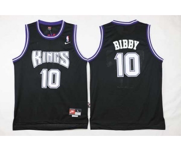 nba jersey sacramento kings #10 bibby black[2016 new]