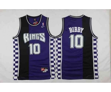 nba jersey sacramento kings #10 bibby blue-black[2016 new]