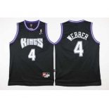 nba jersey sacramento kings #4 webber black[2016 new]