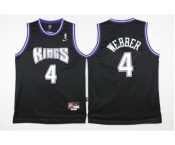 nba jersey sacramento kings #4 webber black[2016 new]