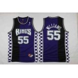 nba jersey sacramento kings #55 williams blue-black[2016 new]