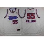 nba jersey sacramento kings #55 williams white[2016 new]