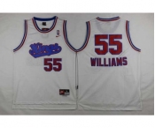 nba jersey sacramento kings #55 williams white[2016 new]