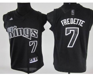 nba jerseys sacramento kings #7 fredette black