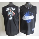 nba jerseys sacramento kings #7 fredette black[fashion limited]