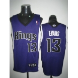 nba sacramento kings #13 evans purple