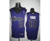 nba sacramento kings #13 evans purple