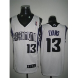 nba sacramento kings #13 evans white