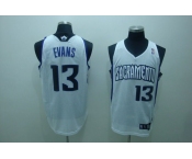 nba sacramento kings #13 evans white(fans edition)