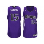 nba sacramento kings #15 deMarcus cousins purple[revolution 30]