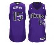 nba sacramento kings #15 deMarcus cousins purple[revolution 30]