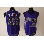 nba sacramento kings #23 martin purple(fans edition)