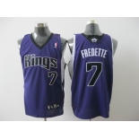 nba sacramento kings #7 fredette purple