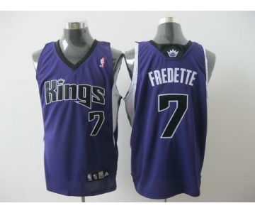 nba sacramento kings #7 fredette purple