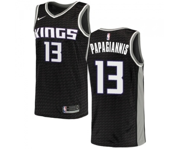 Women's Nike Sacramento Kings #13 Georgios Papagiannis Swingman Black NBA Jersey Statement Edition