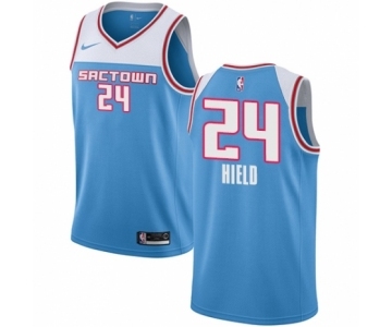 Women's Nike Sacramento Kings #24 Buddy Hield Swingman Blue NBA Jersey - 2018-19 City Edition