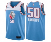 Women's Nike Sacramento Kings #50 Zach Randolph Swingman Blue NBA Jersey - City Edition