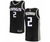 Youth Nike Sacramento Kings #2 Mitch Richmond Authentic Black NBA Jersey Statement Edition