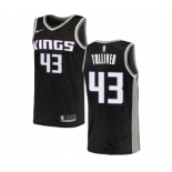 Youth Nike Sacramento Kings #43 Anthony Tolliver Swingman Black NBA Jersey Statement Edition