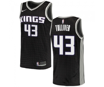 Youth Nike Sacramento Kings #43 Anthony Tolliver Swingman Black NBA Jersey Statement Edition