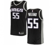 Youth Nike Sacramento Kings #55 Jason Williams Swingman Black NBA Jersey Statement Edition