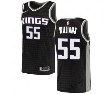 Youth Nike Sacramento Kings #55 Jason Williams Swingman Black NBA Jersey Statement Edition