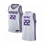 Youth Sacramento Kings #22 Richaun Holmes Swingman White Basketball Jersey - Association Edition