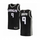 Youth Sacramento Kings #9 Cory Joseph Swingman Black Basketball Jersey Statement Edition