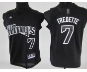 youth nba jerseys sacramento kings #7 fredette black