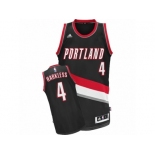 Men Adidas Portland Trail Blazers #4 Moe Harkless Swingman Black Road NBA Jersey