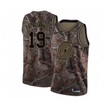 Men's Nike Portland Trail Blazers #19 Georgios Papagiannis Swingman Camo Realtree Collection NBA Jersey